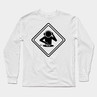 DJ. mixage. stickers Long Sleeve T-Shirt